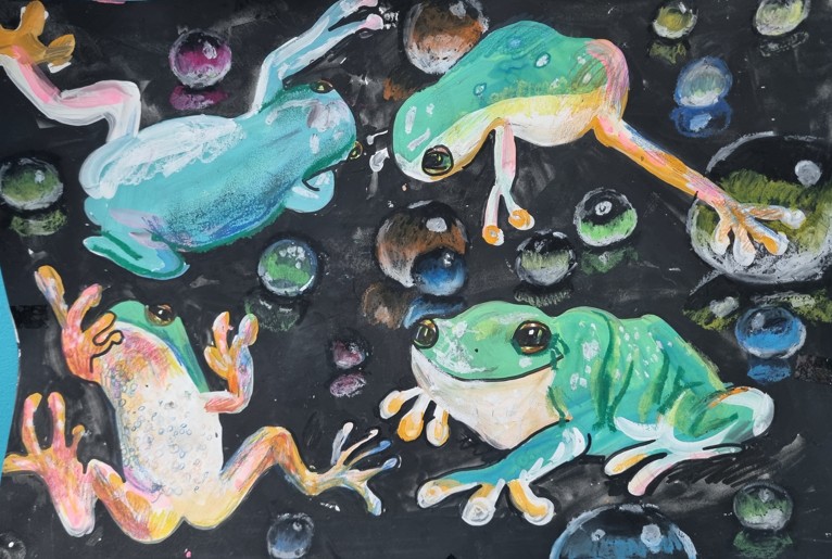 11살 작가님 (생태미술 수업 화이트트릭프록 )